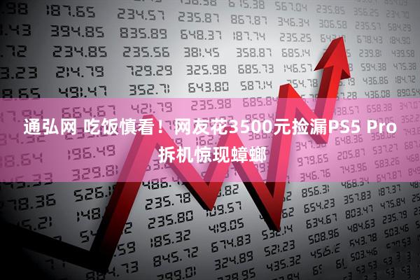 通弘网 吃饭慎看！网友花3500元捡漏PS5 Pro 拆机惊现蟑螂